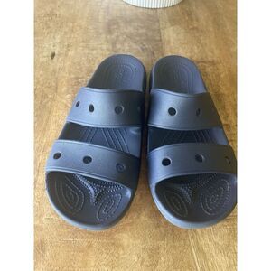 Crocs Classic Slide Sandals Blue Women’s Comfort Slip On Pool Shower Shoes